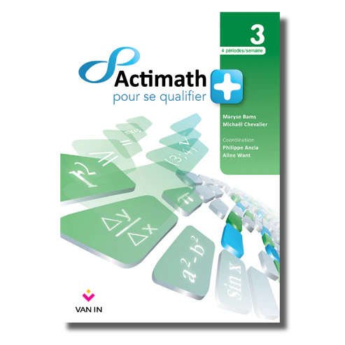 Actimath pour se qualifier + 3 - 4 périodes/semaine livre-cahier