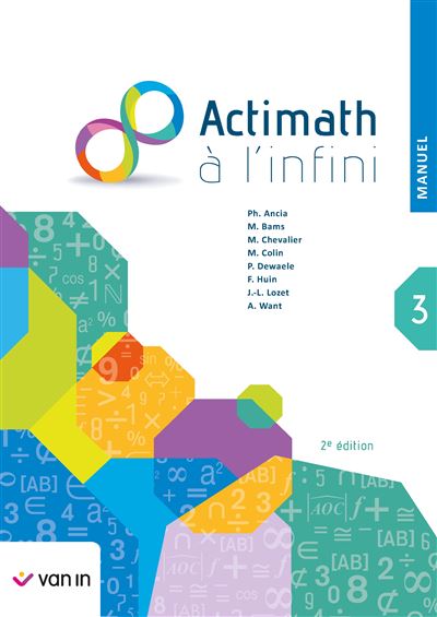 Actimath à l'infini 3 - MANUEL (2e édition) - 9789030697251
