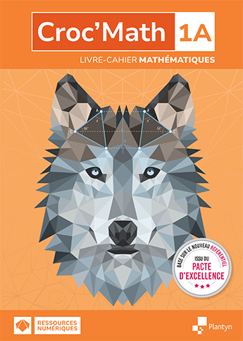 Croc'Math 1A Livre-cahier (+ Scoodle) - Edition Pacte - 9782801058510