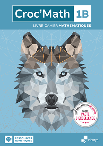 Croc'Math 1B Livre-cahier (+ Scoodle) - Edition Pacte - 9782801058527