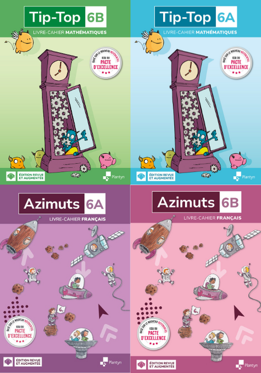Ensemble Azimuts/Tip-Top 6 Edition Pacte - 9781180104788