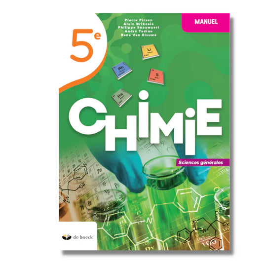 Chimie 5 (sciences générales) - manuel