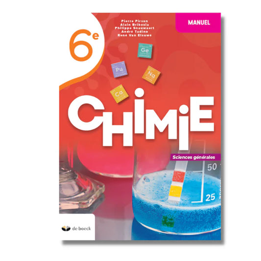 Chimie 6 (sciences générales) - manuel